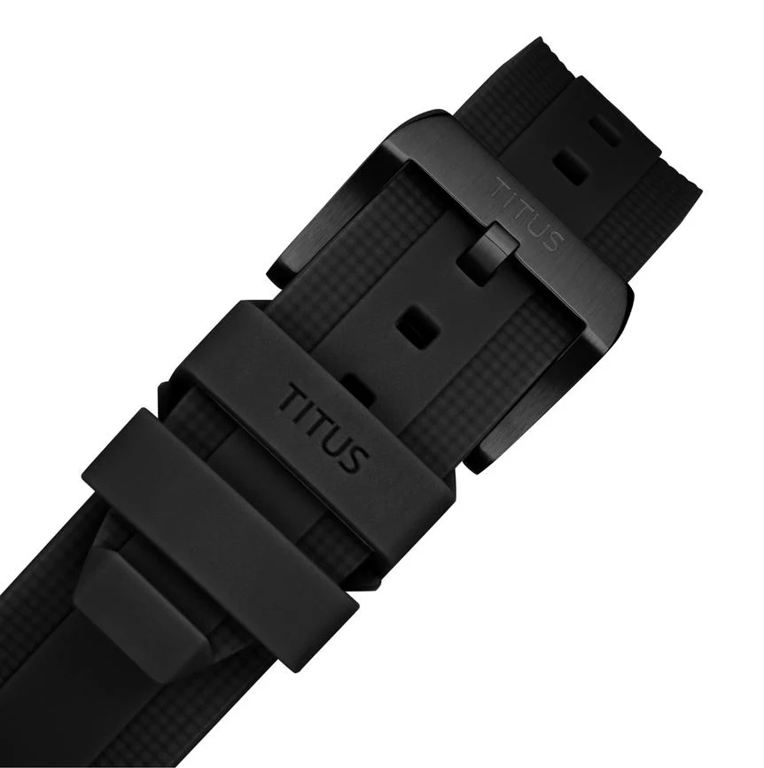 [MEN] The Cape 3 Hands Date Automatic Silicone Watch [W06-03341-008]