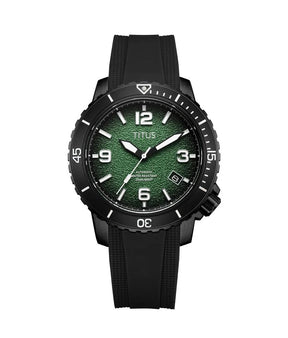 [MEN] The Cape 3 Hands Date Automatic Silicone Watch [W06-03341-009]