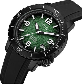 [MEN] The Cape 3 Hands Date Automatic Silicone Watch [W06-03341-009]