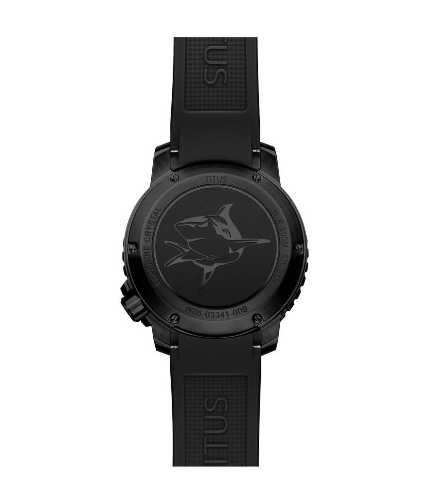 [MEN] The Cape 3 Hands Date Automatic Silicone Watch [W06-03341-009]