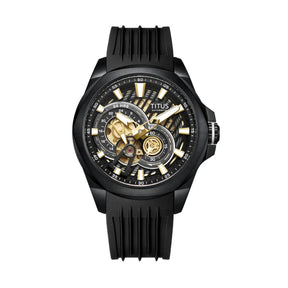 [MEN] Quest Multi-Function Automatic Silicone Men Watch [W06-03342-001]