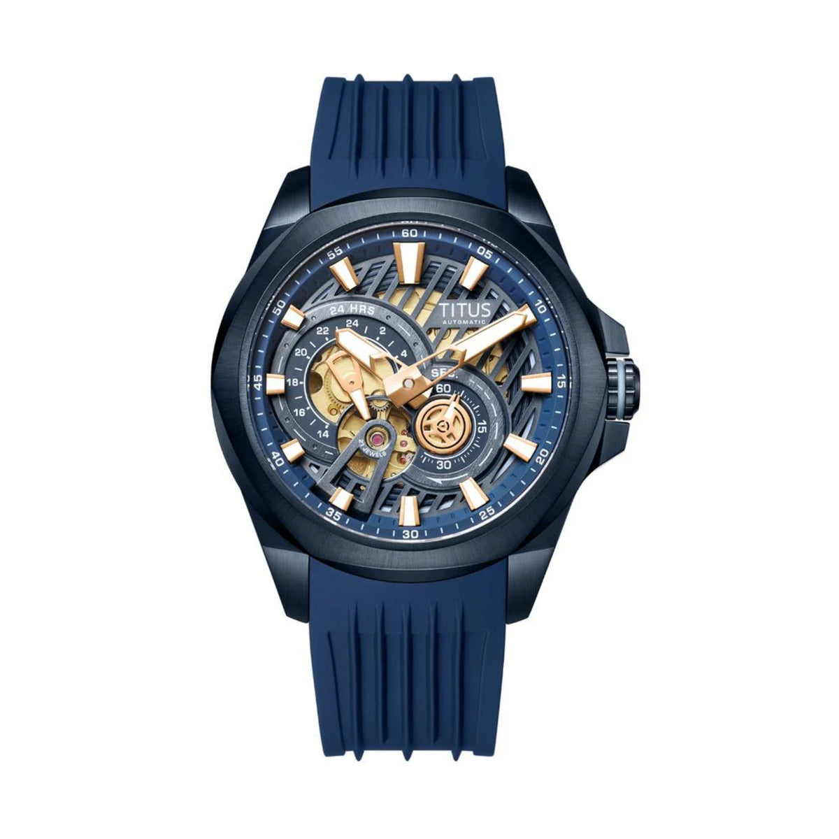 [MEN] Quest Multi-Function Automatic Silicone Men Watch [W06-03342-003]
