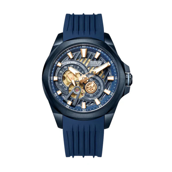[MEN] Quest Multi-Function Automatic Silicone Men Watch [W06-03342-003]