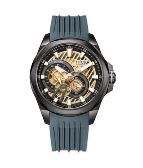 [MEN] Quest Multi-Function Automatic Silicone Men Watch [W06-03342-005]