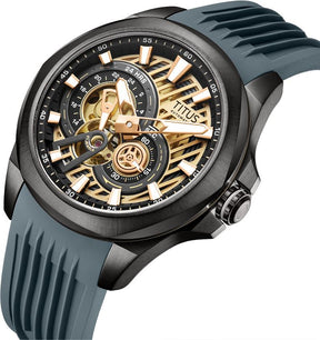 [MEN] Quest Multi-Function Automatic Silicone Men Watch [W06-03342-005]