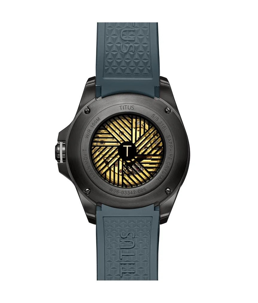[MEN] Quest Multi-Function Automatic Silicone Men Watch [W06-03342-005]
