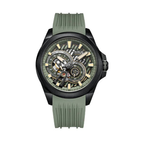 [MEN] Quest Multi-Function Automatic Silicone Men Watch [W06-03342-006]