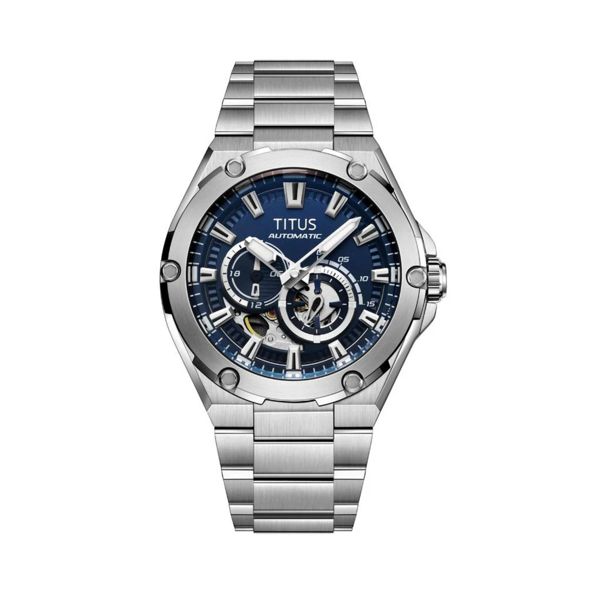 [MEN] Voyager Multi-Function Automatic Stainless Steel Men Watch [W06-03343-002]