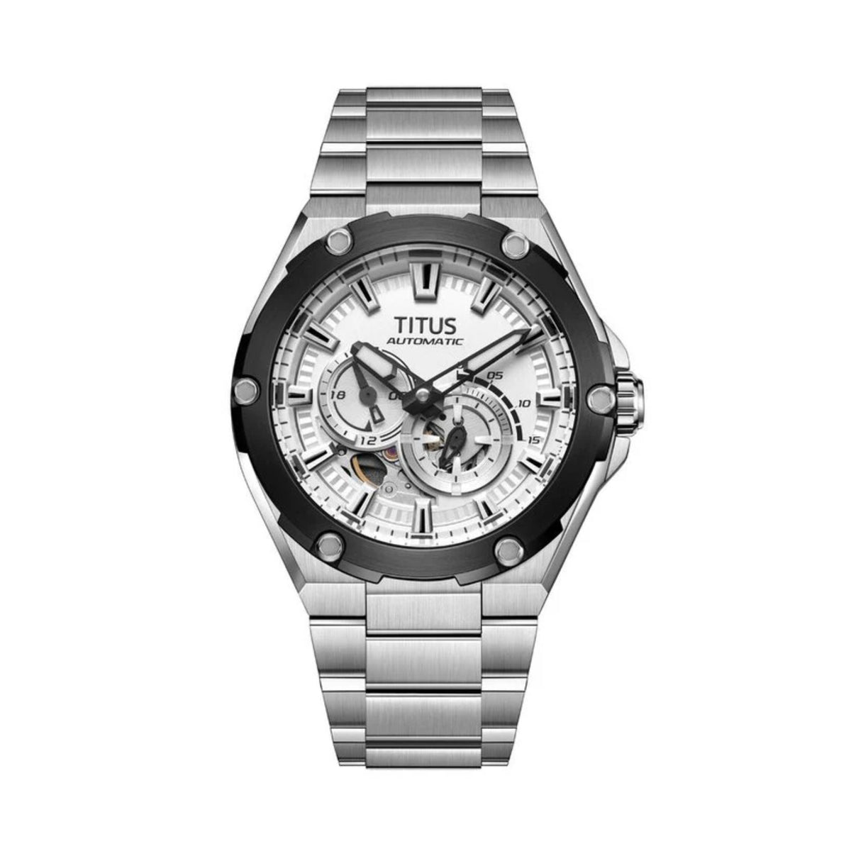 [MEN] Voyager Multi-Function Automatic Stainless Steel Men Watch [W06-03343-003]