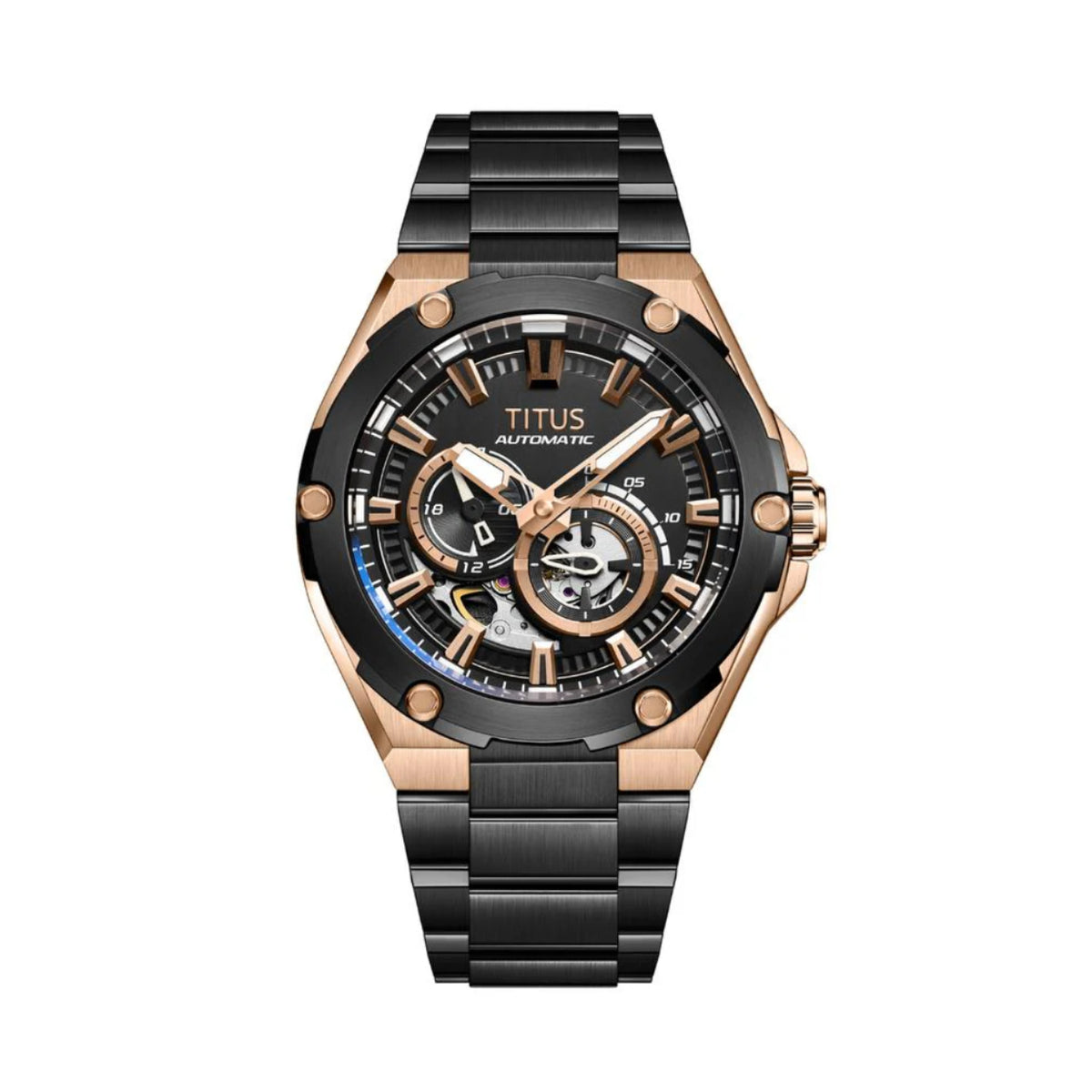 [MEN] Voyager Multi-Function Automatic Stainless Steel Men Watch [W06-03343-009]