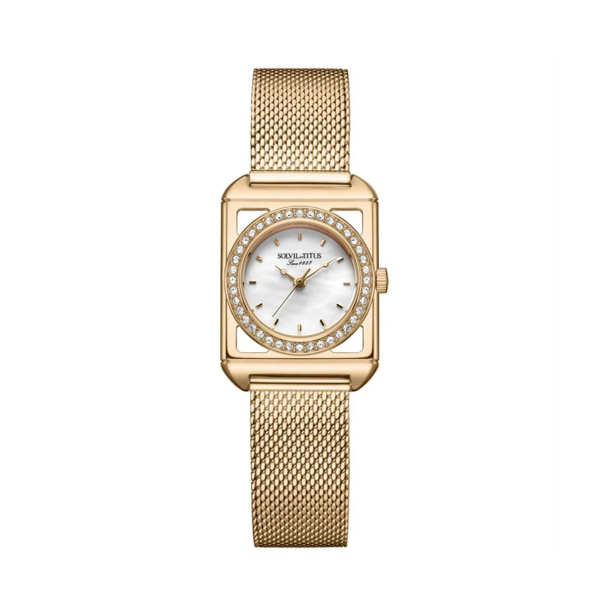 [WOMEN] The Letter 3 Hands Quartz Stainless Steel Watch [W06-03344-001]