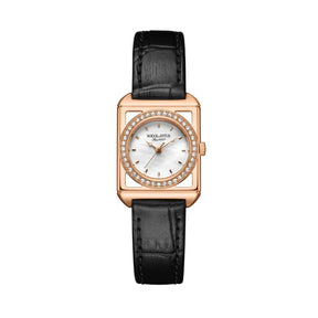 [WOMEN] The Letter 3 Hands Quartz Leather Watch [W06-03344-002]