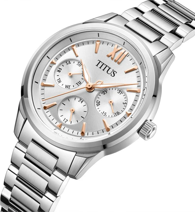 [WOMEN] Fashionista Multi-Function Quartz Stainless Steel Watch [W06-03346-003]