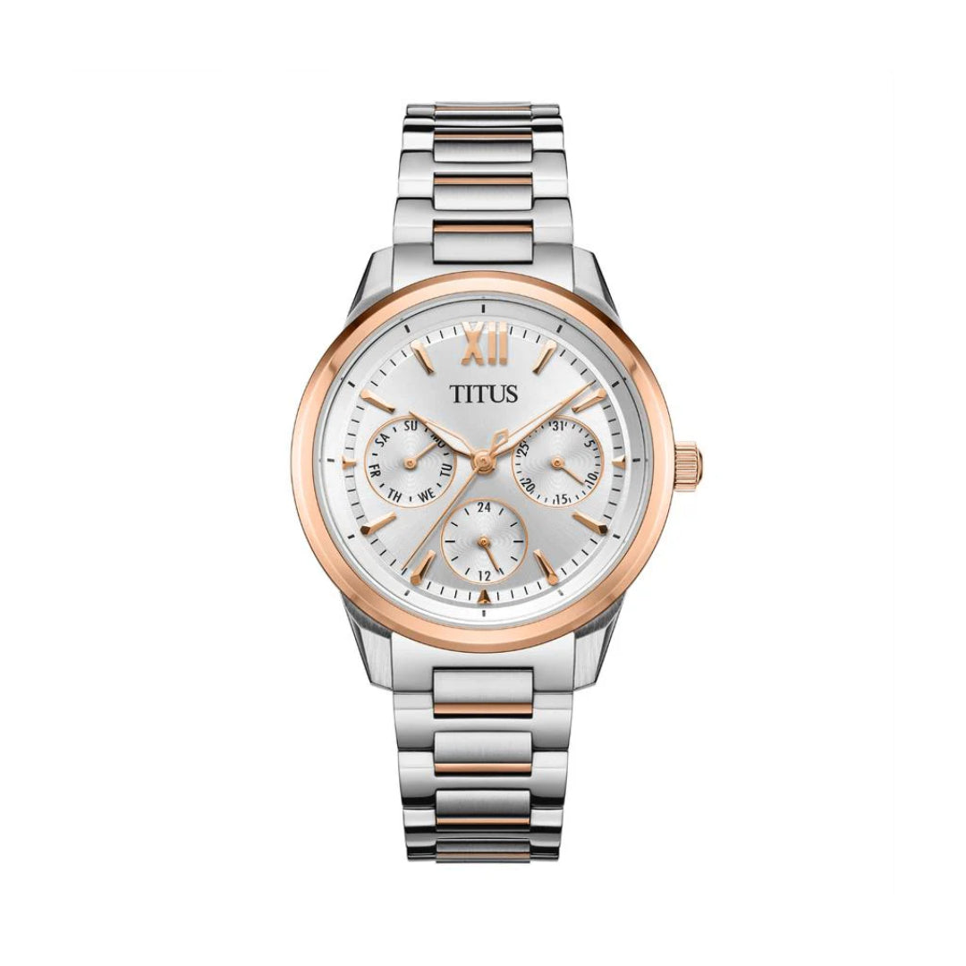 [WOMEN] Fashionista Multi-Function Quartz Stainless Steel Watch [W06-03346-004]