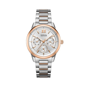 [WOMEN] Fashionista Multi-Function Quartz Stainless Steel Watch [W06-03346-004]
