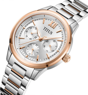 [WOMEN] Fashionista Multi-Function Quartz Stainless Steel Watch [W06-03346-004]