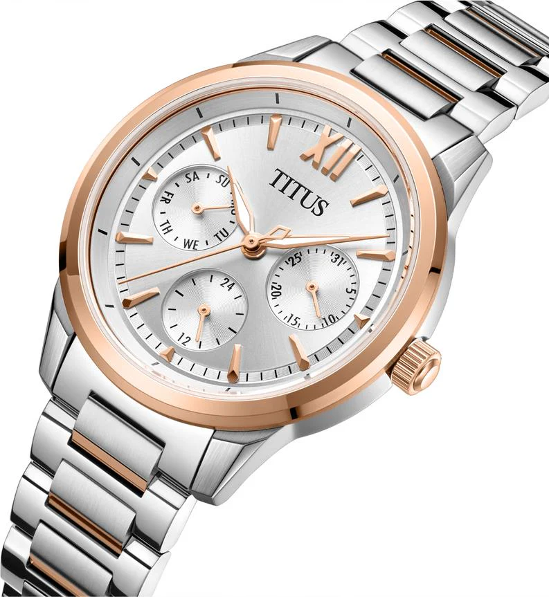 [WOMEN] Fashionista Multi-Function Quartz Stainless Steel Watch [W06-03346-004]