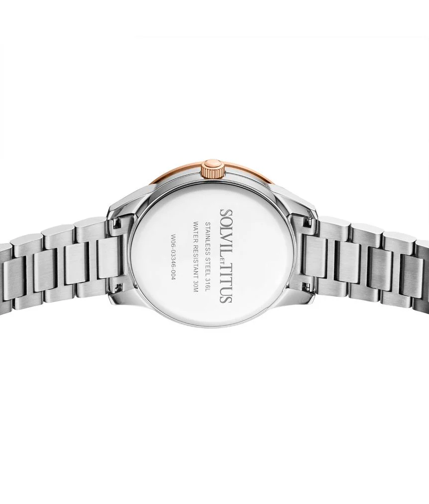 [WOMEN] Fashionista Multi-Function Quartz Stainless Steel Watch [W06-03346-004]