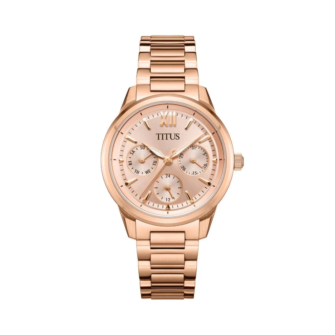 [WOMEN] Fashionista Multi-Function Quartz Stainless Steel Watch [W06-03346-005]