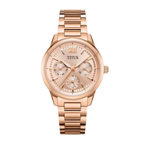 [WOMEN] Fashionista Multi-Function Quartz Stainless Steel Watch [W06-03346-005]