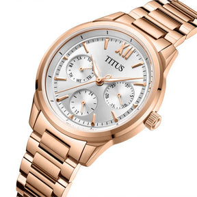 [WOMEN] Fashionista Multi-Function Quartz Stainless Steel Watch [W06-03346-006]