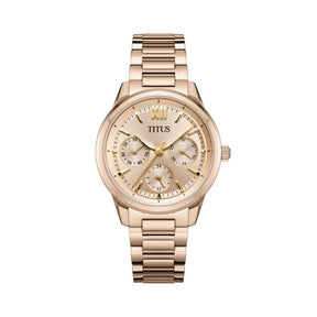 [WOMEN] Fashionista Multi-Function Quartz Stainless Steel Watch [W06-03346-007]