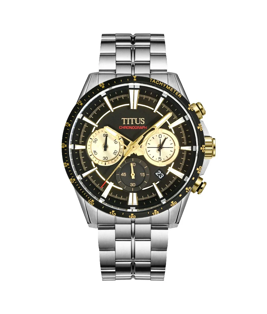 [MEN] Saber Chronograph Quartz Stainless Steel Watch [W06-03347-001]