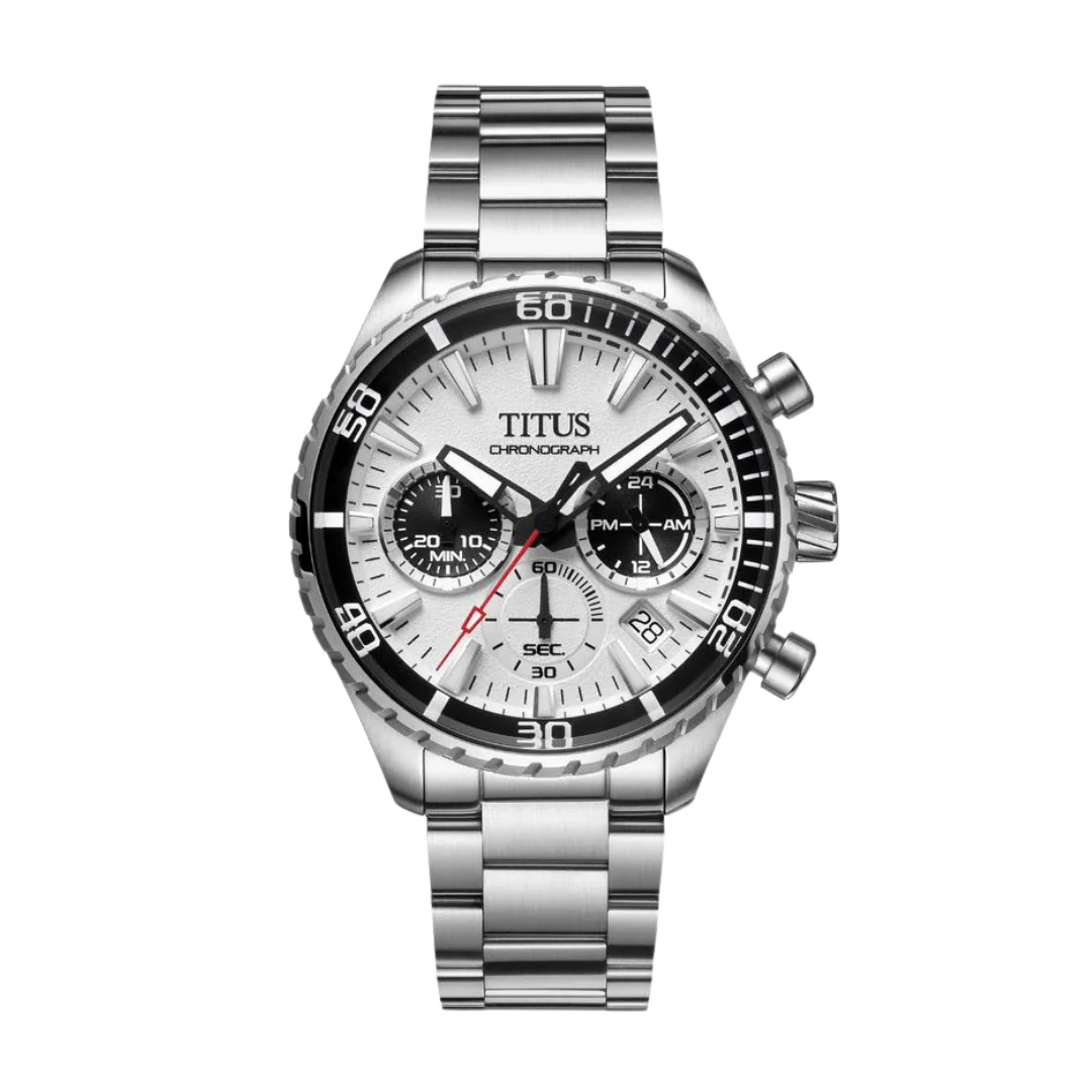 [MEN] Saber Chronograph Quartz Stainless Steel Watch [W06-03364-001]