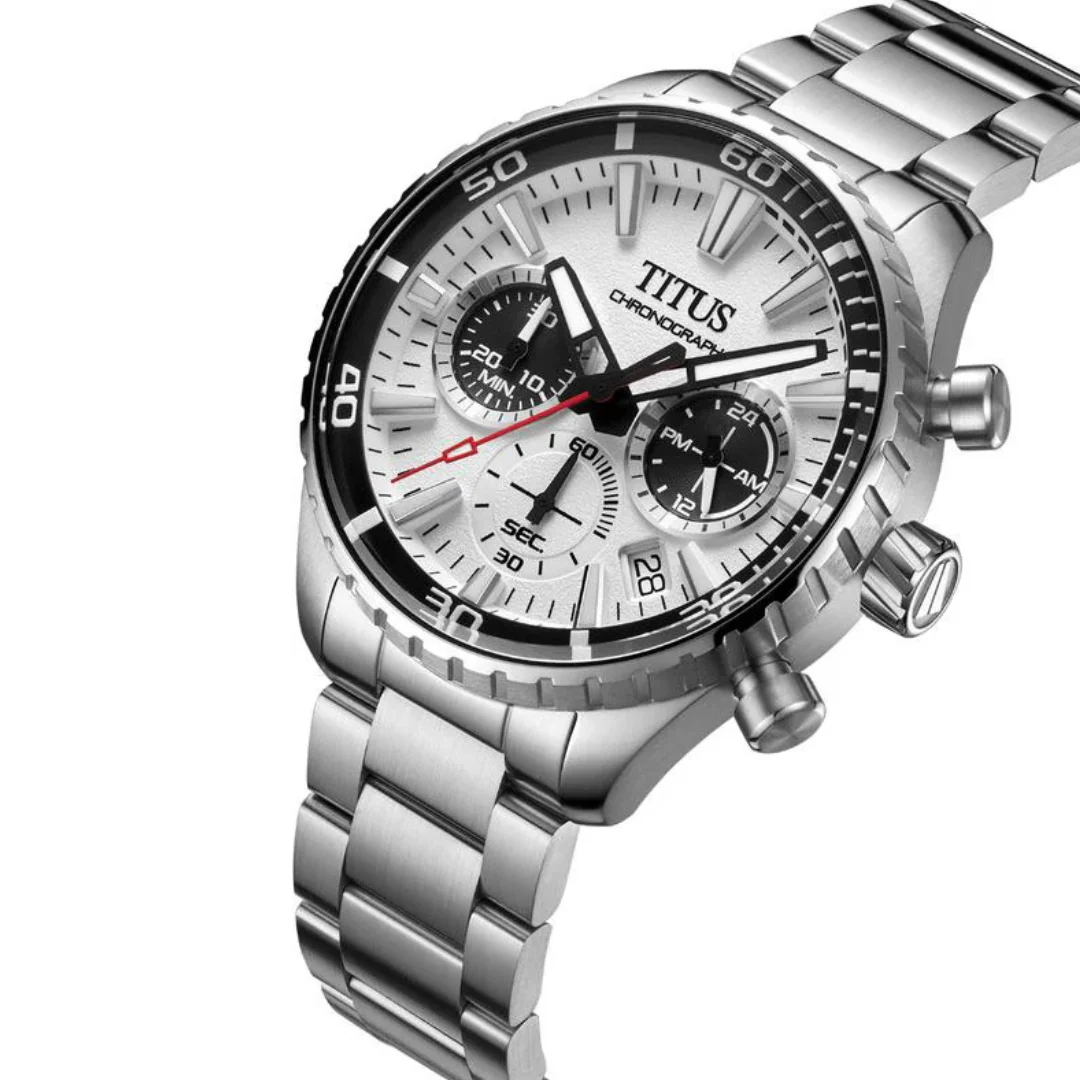 [MEN] Saber Chronograph Quartz Stainless Steel Watch [W06-03364-001]