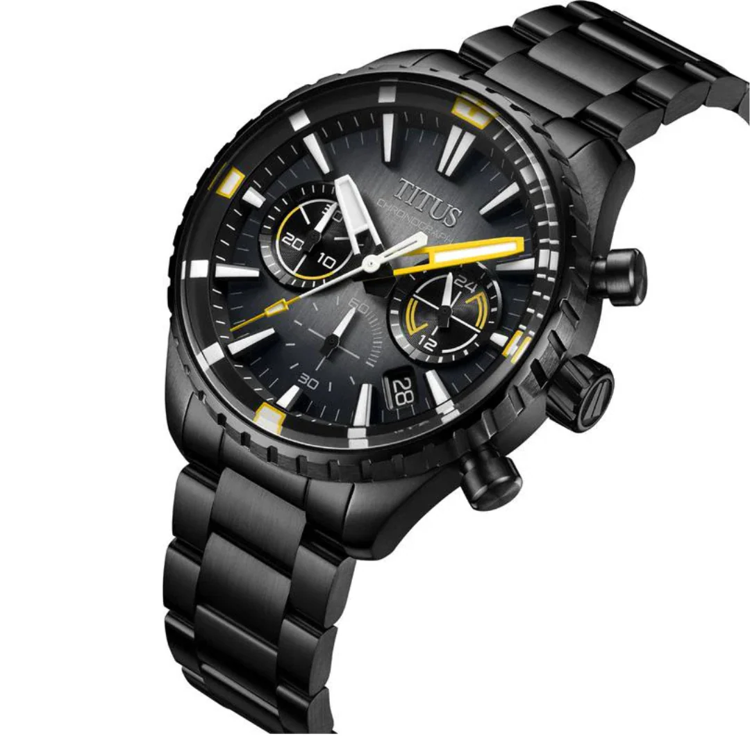 [MEN] Saber Chronograph Quartz Stainless Steel Watch [W06-03364-004]