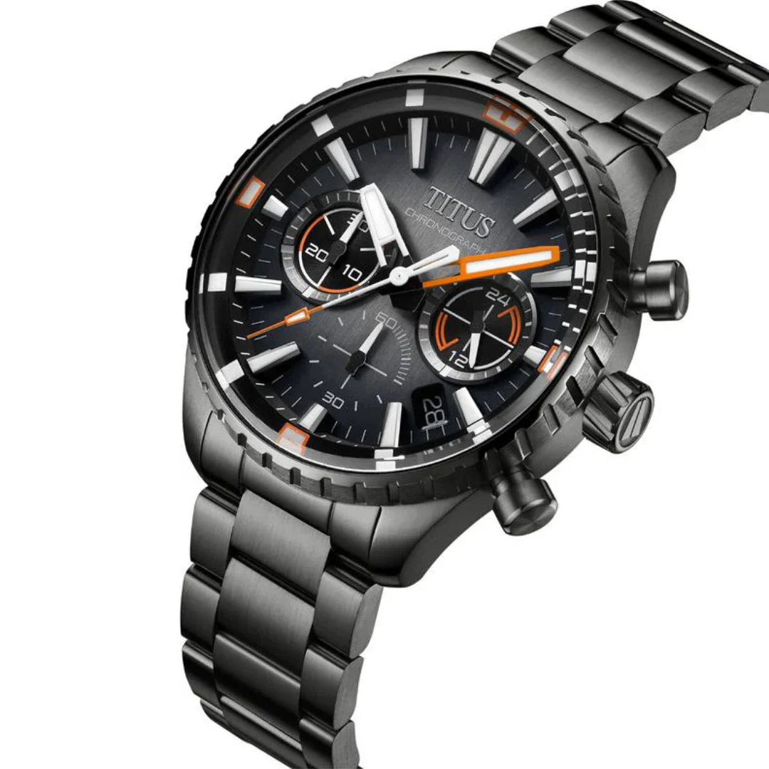 [MEN] Saber Chronograph Quartz Stainless Steel Watch [W06-03364-005]