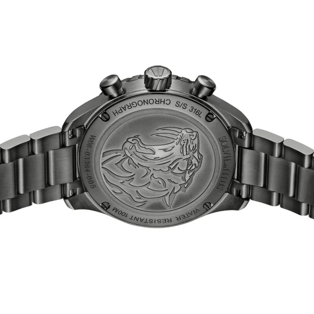 [MEN] Saber Chronograph Quartz Stainless Steel Watch [W06-03364-005]