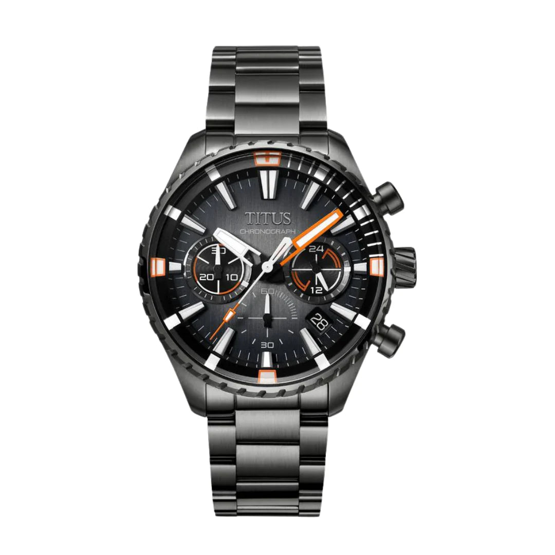 [MEN] Saber Chronograph Quartz Stainless Steel Watch [W06-03364-005]