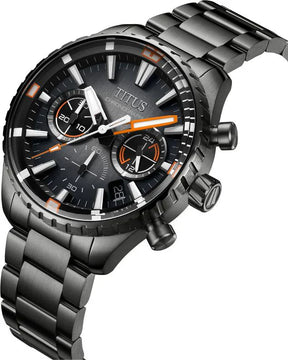 [MEN] Saber Chronograph Quartz Stainless Steel Watch [W06-03364-005]