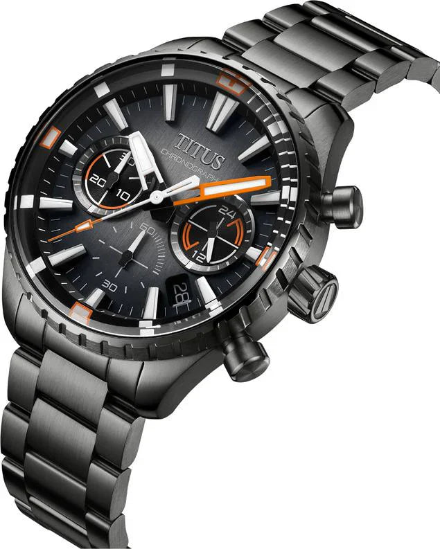 [MEN] Saber Chronograph Quartz Stainless Steel Watch [W06-03364-005]