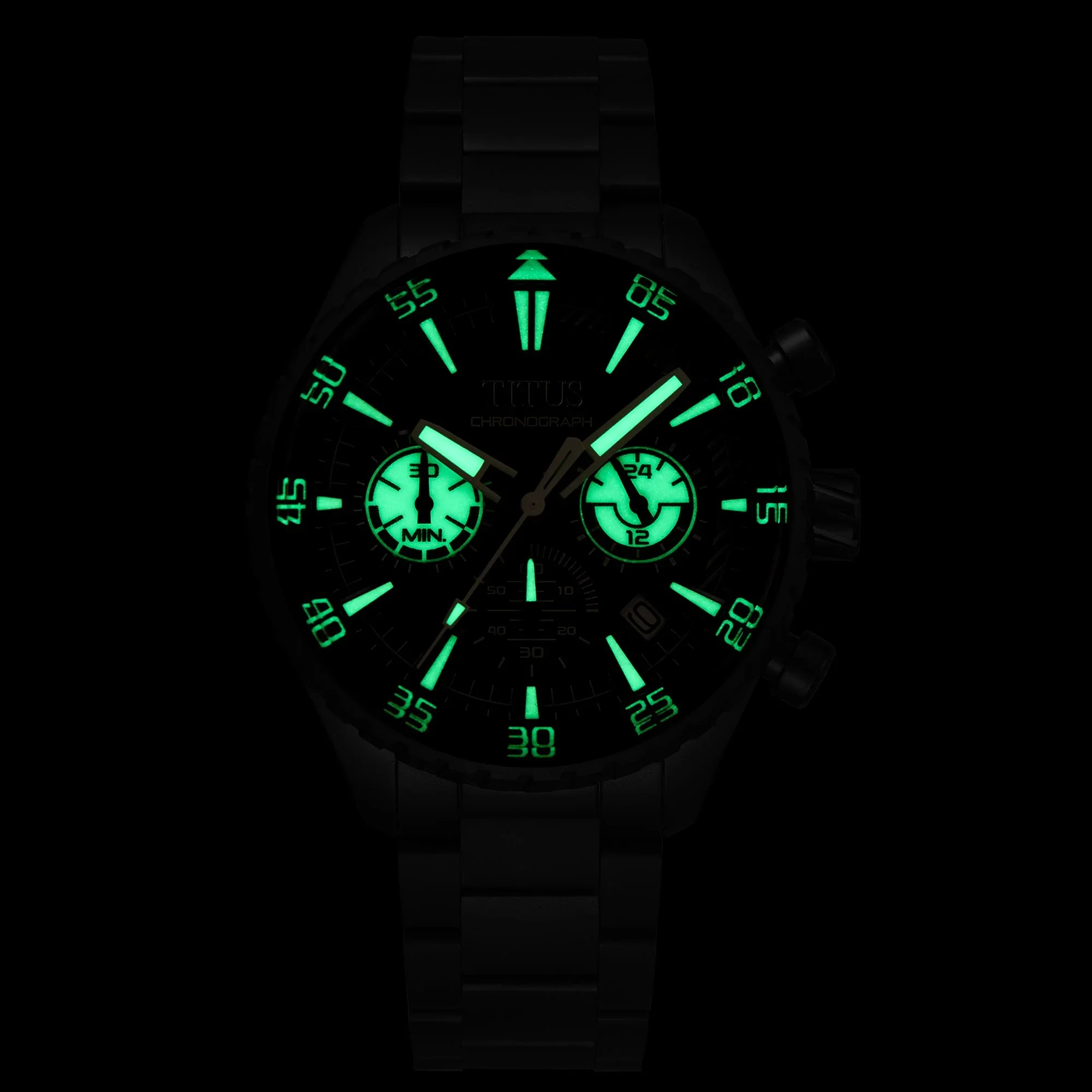 [MEN] Saber Chronograph Quartz Stainless Steel Watch [W06-03364-006]