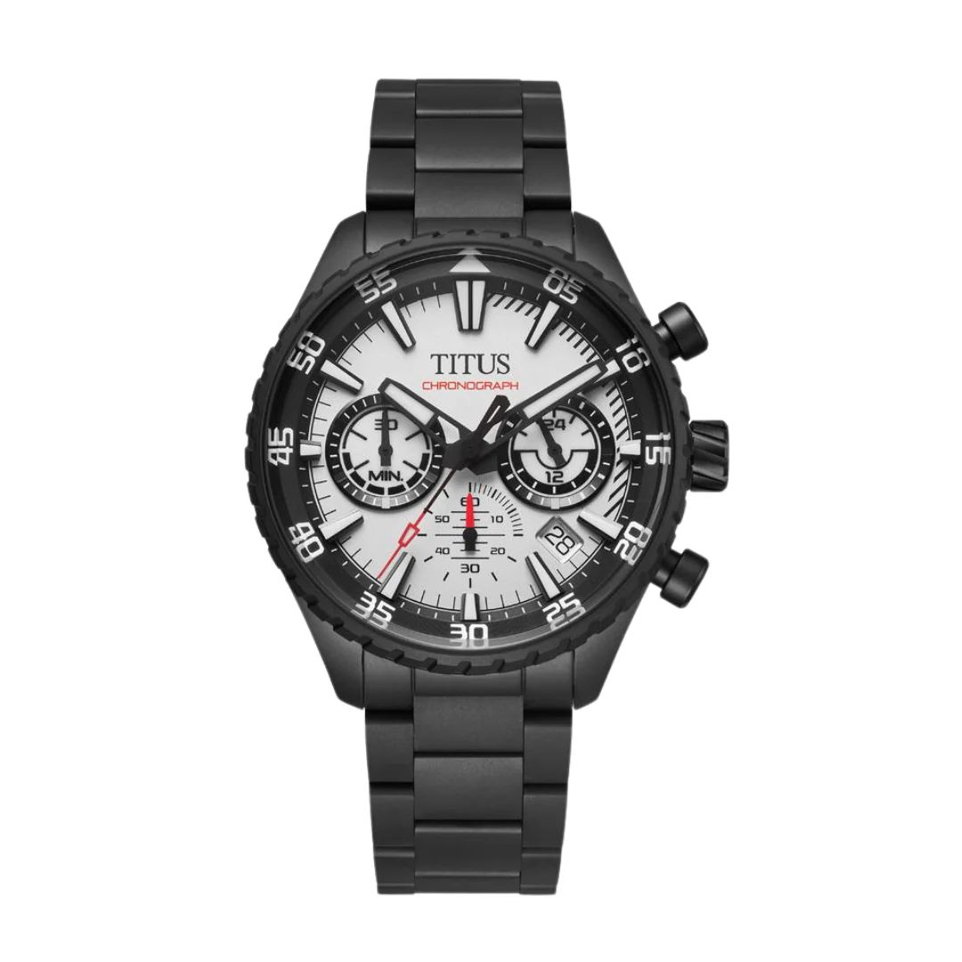 [MEN] Saber Chronograph Quartz Stainless Steel Watch [W06-03364-007]