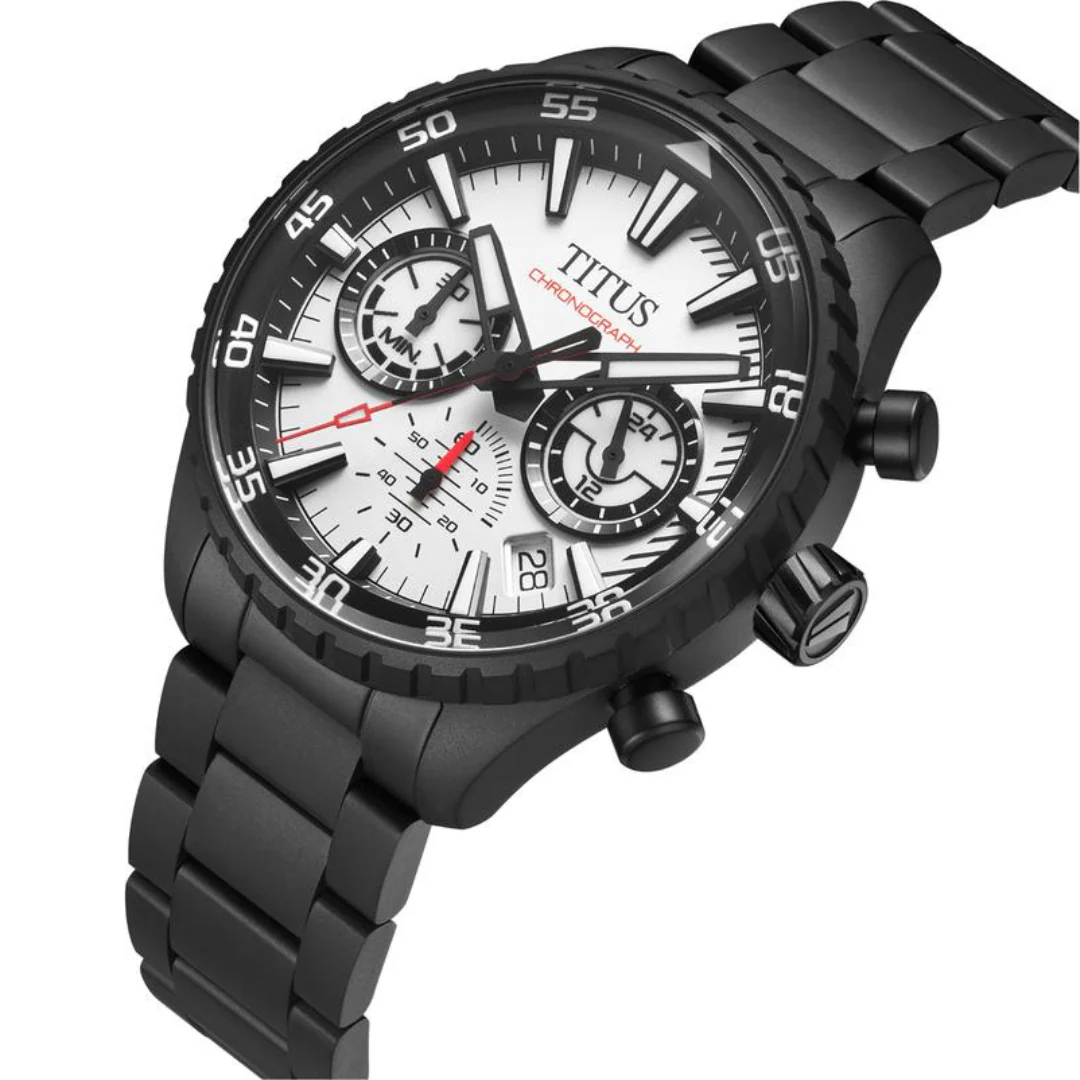[MEN] Saber Chronograph Quartz Stainless Steel Watch [W06-03364-007]