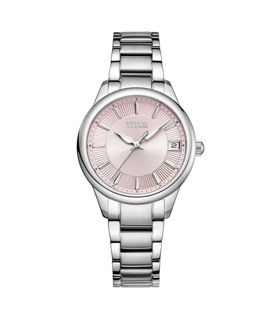 [WOMEN] Fashionista 3 Hands Date Quartz Stainless Steel Watch [W06-03373-007]