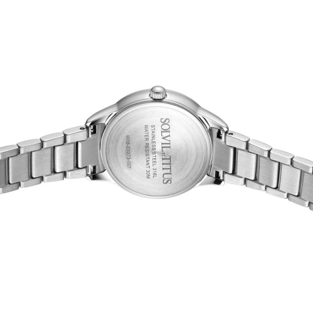 [WOMEN] Fashionista 3 Hands Date Quartz Stainless Steel Watch [W06-03373-007]