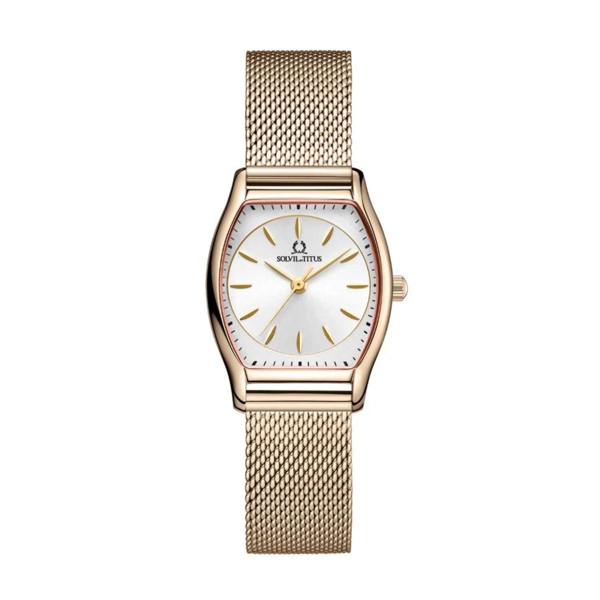 [WOMEN] Solvil et Titus Barista 3 Hands Quartz Stainless Steel Watch [W06-03384-006]