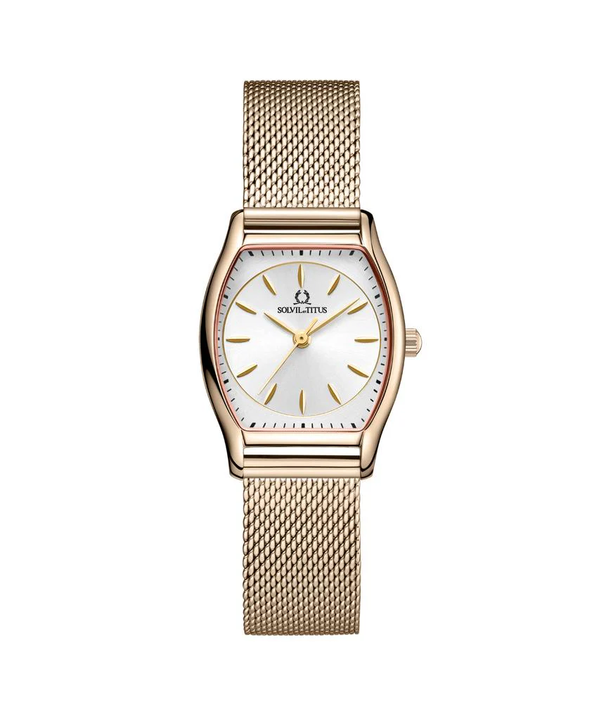 [WOMEN] Solvil et Titus Barista 3 Hands Quartz Stainless Steel Watch [W06-03384-006]