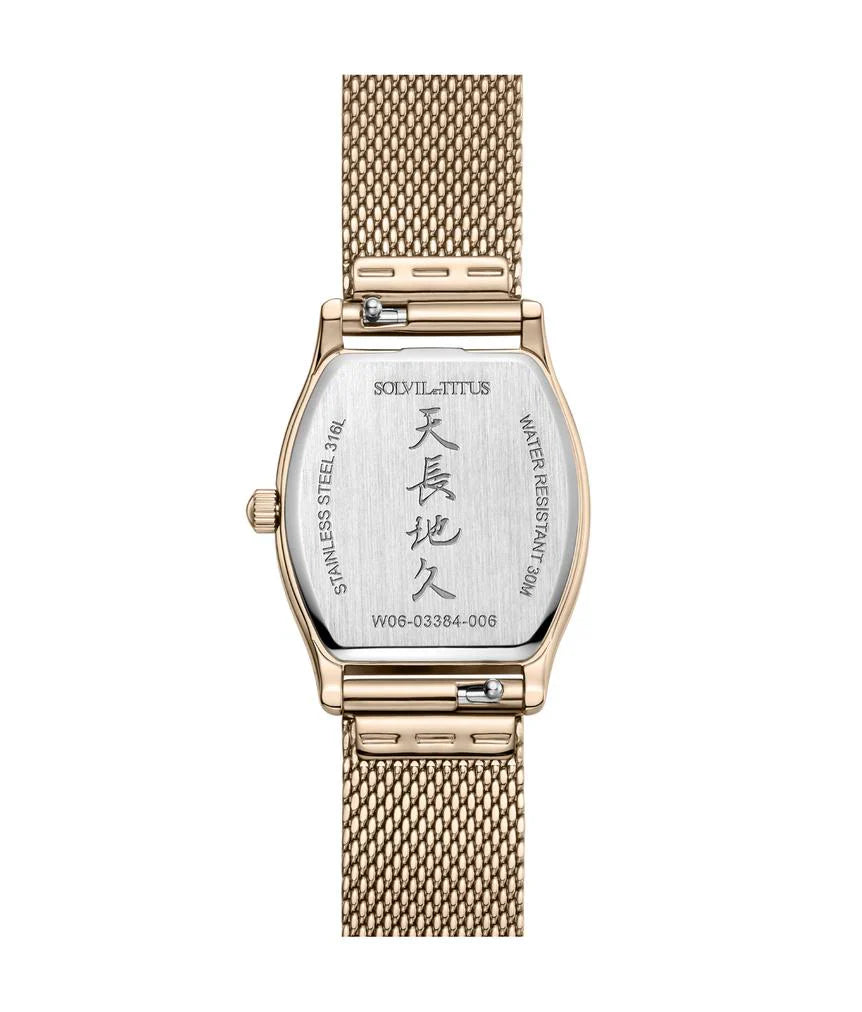 [WOMEN] Solvil et Titus Barista 3 Hands Quartz Stainless Steel Watch [W06-03384-006]