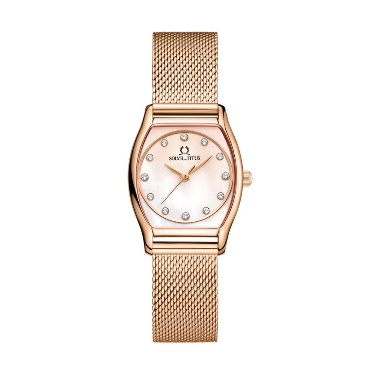 [WOMEN] Solvil et Titus Barista 3 Hands Quartz Stainless Steel Watch [W06-03384-008]