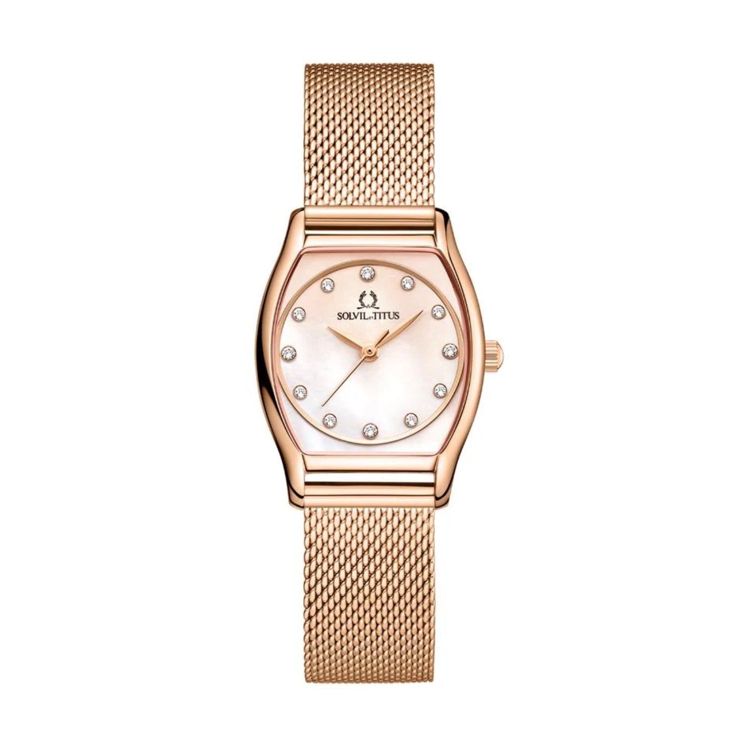 [WOMEN] Solvil et Titus Barista 3 Hands Quartz Stainless Steel Watch [W06-03384-008]