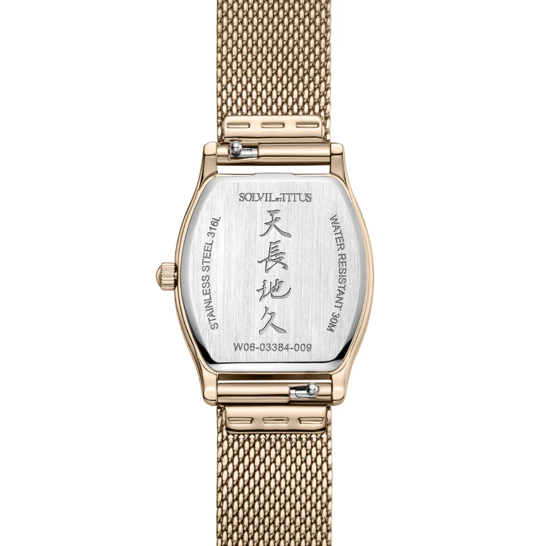 [WOMEN] Solvil et Titus Barista 3 Hands Quartz Stainless Steel Watch [W06-03384-009]