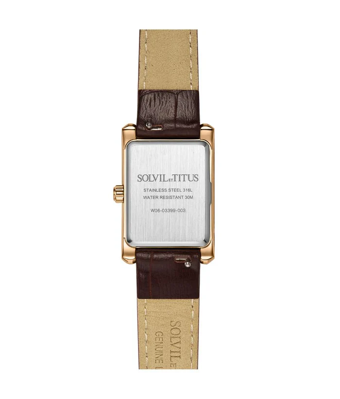 [WOMEN] Fair Lady 2 Hands Quartz Leather Watch [W06-03399-003]