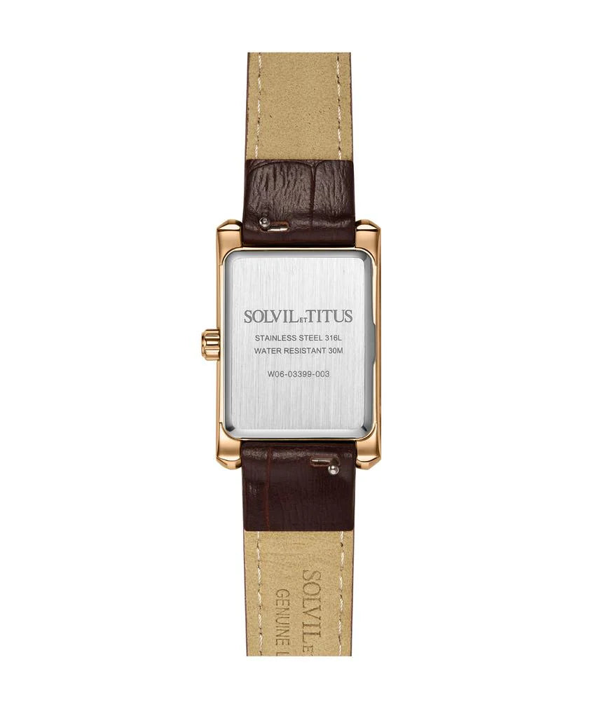 [WOMEN] Fair Lady 2 Hands Quartz Leather Watch [W06-03399-003]