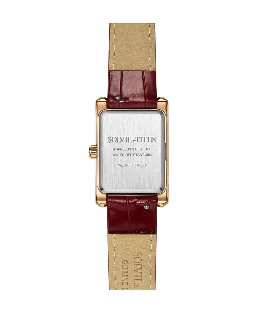 [WOMEN] Fair Lady 2 Hands Quartz Leather Watch [W06-03400-003]