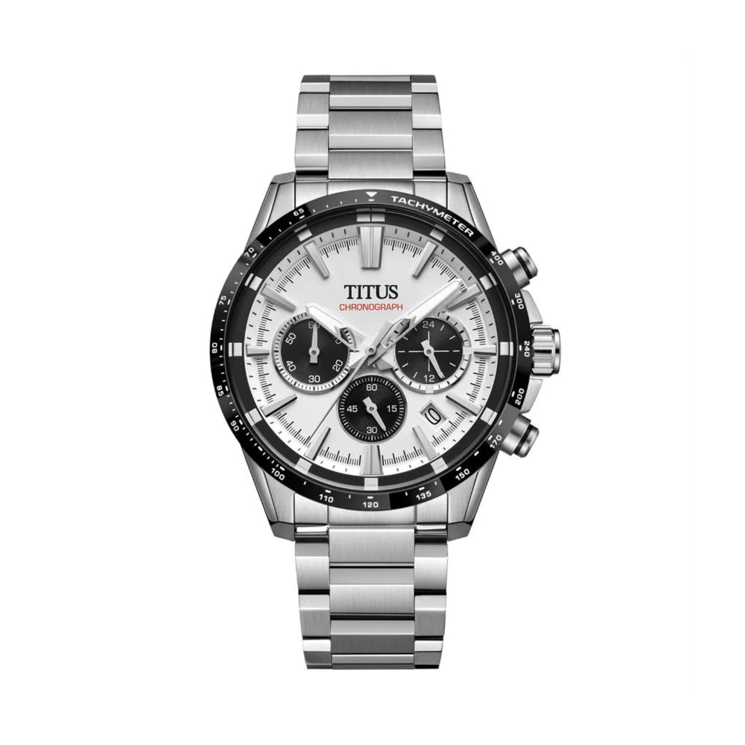 [MEN] Saber Chronograph Quartz Stainless Steel Watch [W06-03401-001]